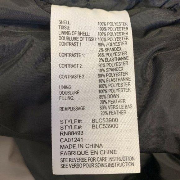 Blanc Noir Reflective Oversized Bomber Jacket - Picture 12 of 12